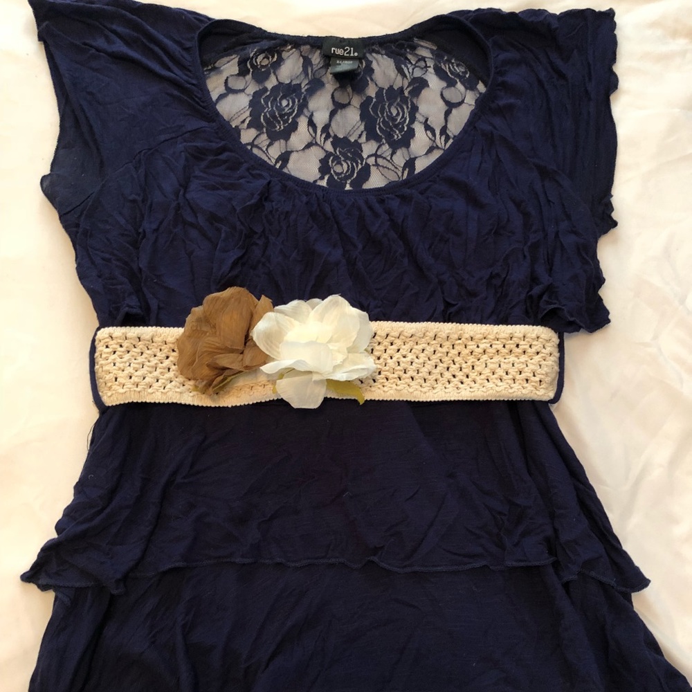 Lace Back Blouse